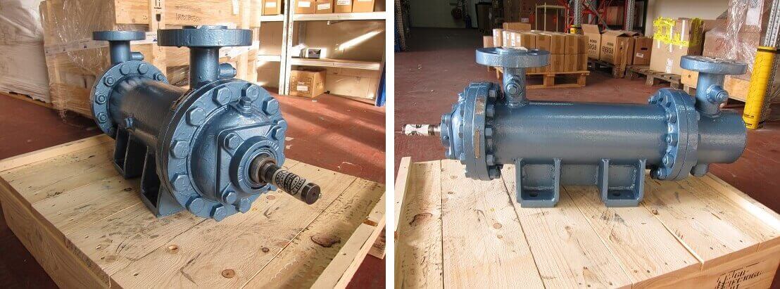 Repaired Plenty Mirrlees Triple Screw Pump